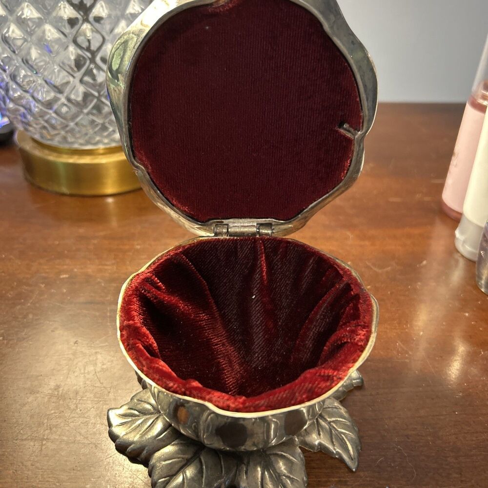Godinger Silverplate Trinket Box 4.5"×3" - B01 EB - Picture 6 of 8